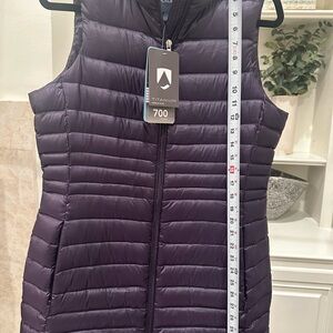 Lands' End Women's Deep Purple Quilted Vest